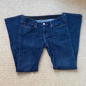Levi’s made and crafted raw denim jeans